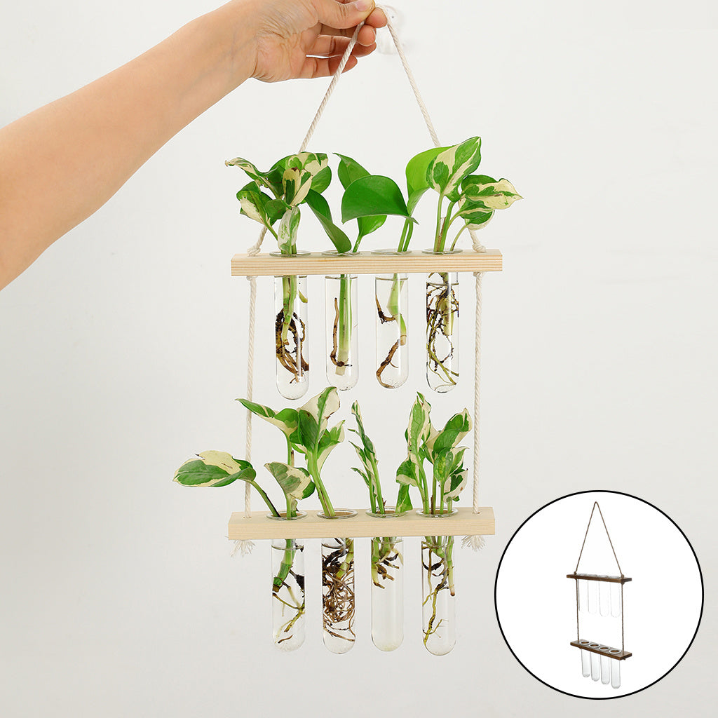 Wall Hanging Flower Glass Planter For Plant Garden