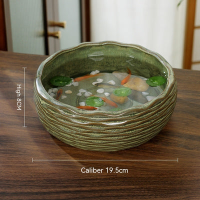 Ceramic Green Plant Flower Pot