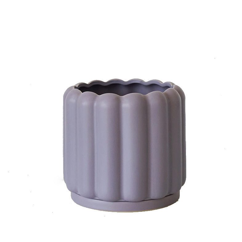 Biscuit Design Ceramic Planter Pot